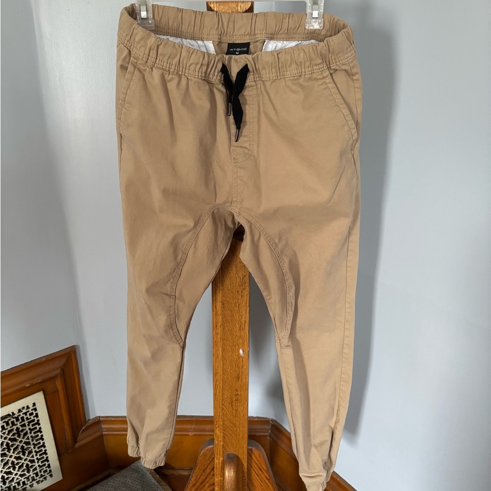 Men's Tan Jogger Pants